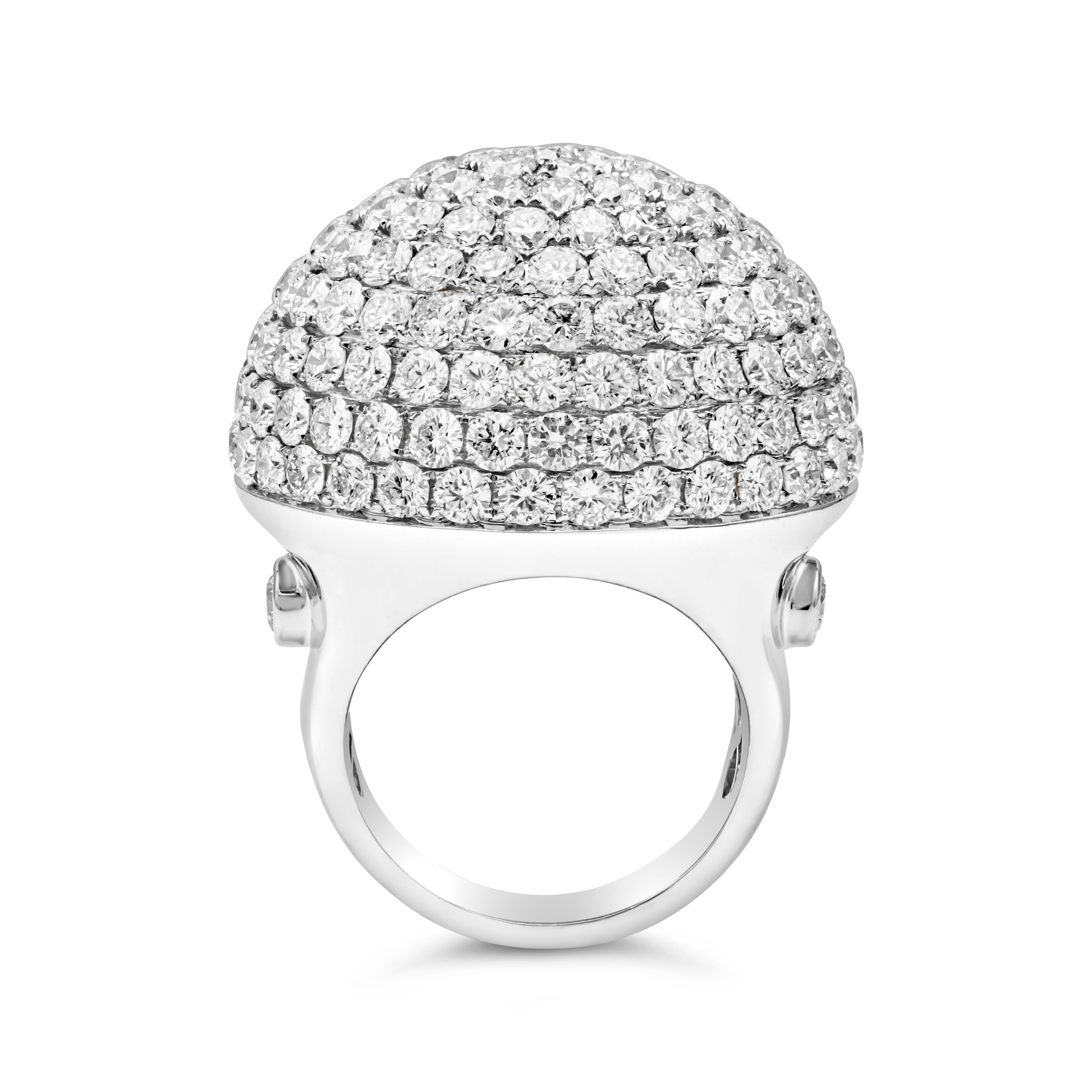 diamond pave dome ring