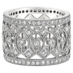 Roman Malakov 1.30 Carats Total Round Brilliant Cut Diamond Band