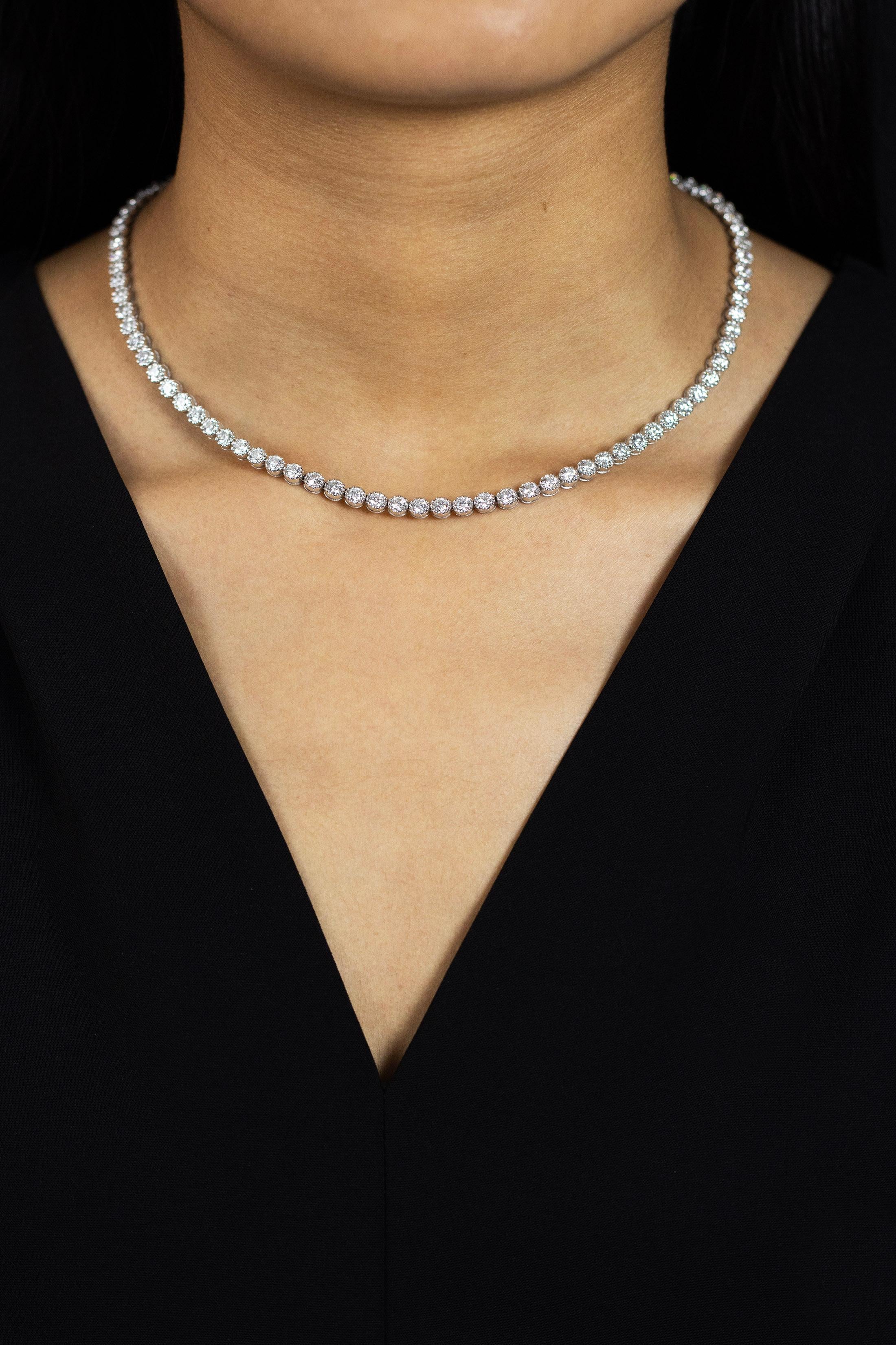 ten carat diamond necklace
