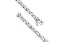 Roman Malakov Diamonds Bracciale da tennis con diamanti rotondi taglio brillante da 1.35 carati