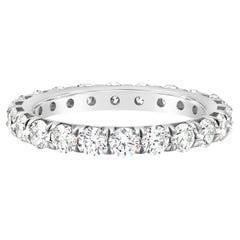 Roman Malakov 1.94 Carats Total Round Brilliant Diamond Eternity Wedding Band