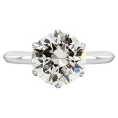 Roman Malakov 2.51 Carat Round Diamond Solitaire Engagement Ring
