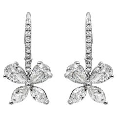 Roman Malakov 2.54 Carats Total Mixed-Shape Diamonds Drop Earrings