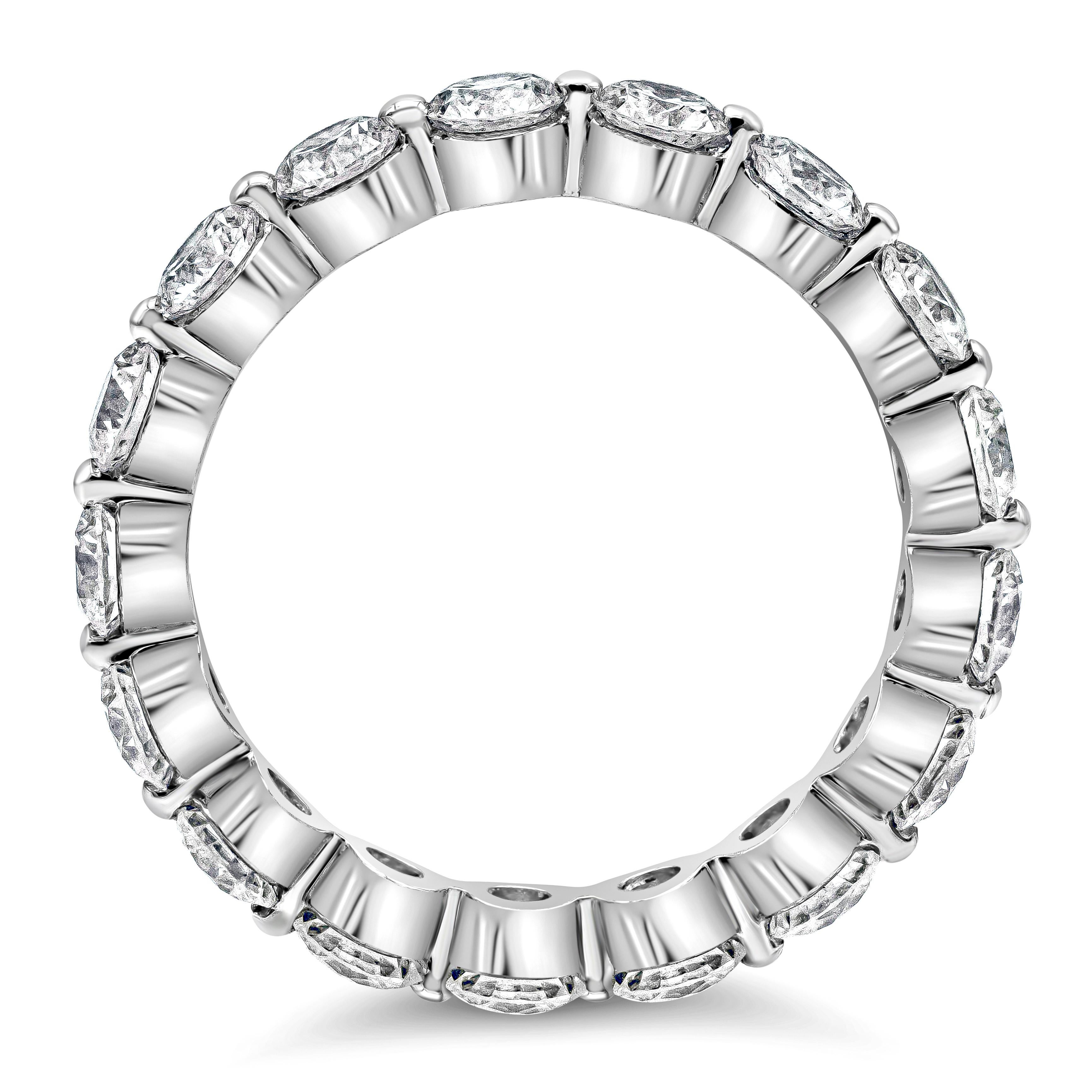 single prong eternity band