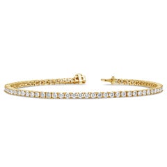 Roman Malakov 3.07 Carats Total Round Brilliant Cut Diamond Tennis Bracelet