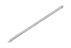 Roman Malakov 3.12 Carat Total Round Brilliant Cut Diamond Tennis Bracelet
