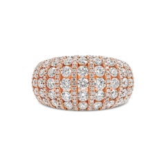 Roman Malakov 3.46 Carat Diamond Fashion Dome Ring