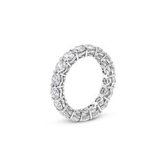 Roman Malakov 3.71 Carats Round Diamond Eternity Wedding Band Ring