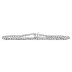 Roman Malakov 3.86 Carat Total Brilliant Round Diamond Tennis Bracelet