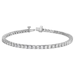 Roman Malakov 5.00 Carats Total Round Brilliant Cut Diamond Tennis Bracelet