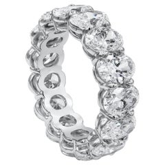 Roman Malakov 5.21 Carats Oval Cut Diamond Eternity Band