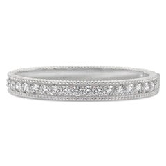 Roman Malakov 5.49 Carat Total Round Brilliant Cut Diamond Bangle Bracelet