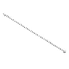 Roman Malakov Diamonds Bracciale da tennis con diamanti rotondi taglio brillante da 6.51 carati totali