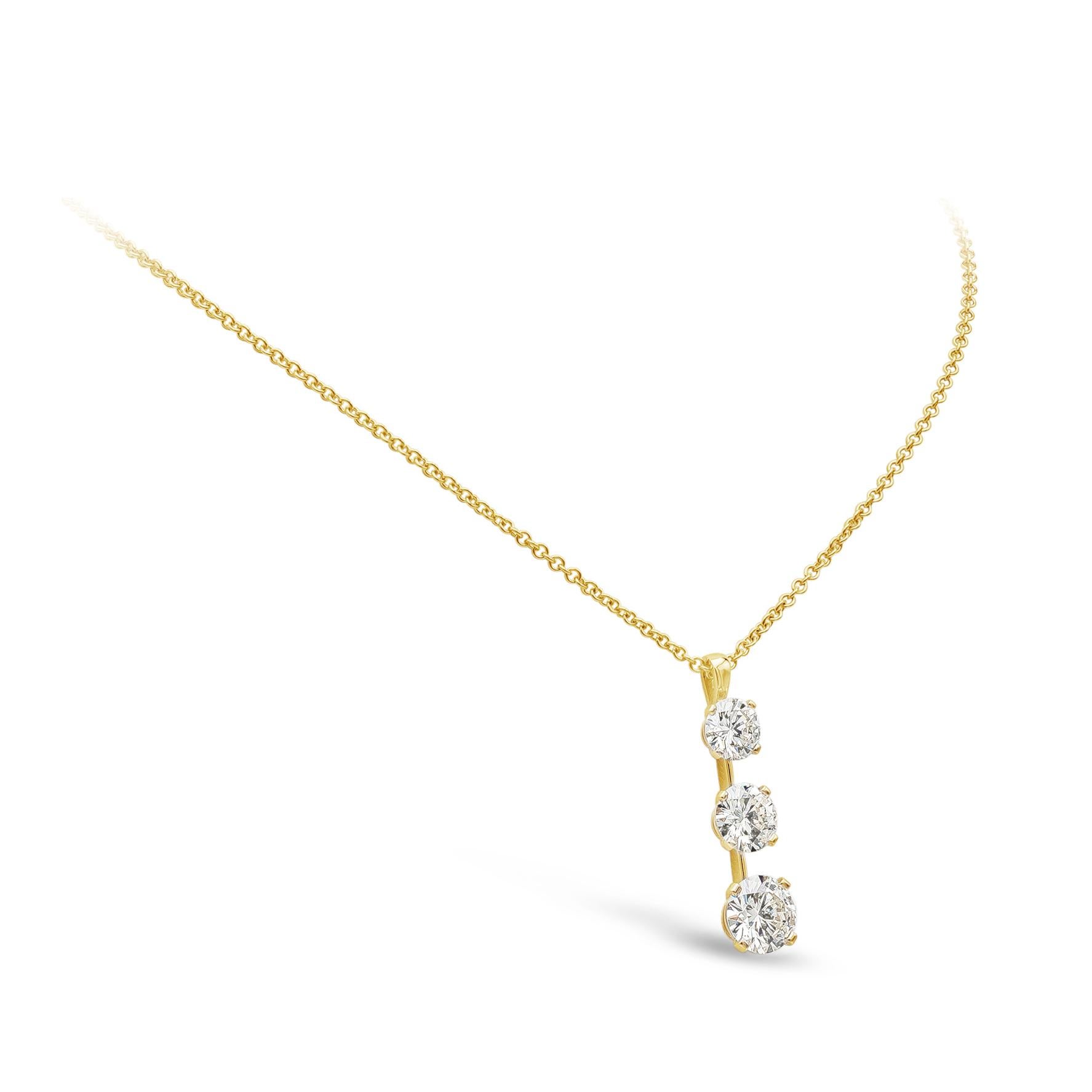 journey diamond necklace