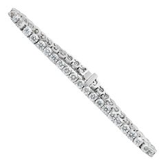 Roman Malakov Pulsera de tenis con diamantes redondos de talla brillante de 8,02 quilates en total