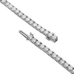 Roman Malakov Tennisarmband mit 8.12 Karat runden Diamanten im Brillantschliff