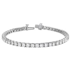 Roman Malakov Tennisarmband mit 8.12 Karat runden Diamanten im Brillantschliff