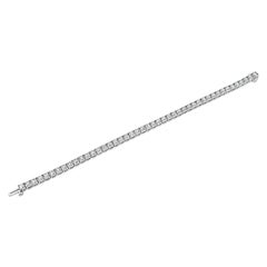Roman Malakov 8.71 Carat Total Round Brilliant Cut Diamond Tennis Bracelet