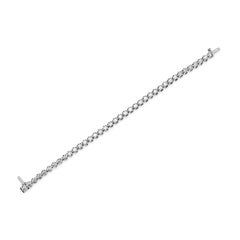 Roman Malakov 9.09 Carat Total Round Brilliant Cut Diamond Tennis Bracelet