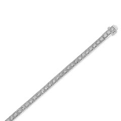 Roman Malakov Diamonds da 2,86 carati totali taglio rotondo Bracciale da tennis in stile antico