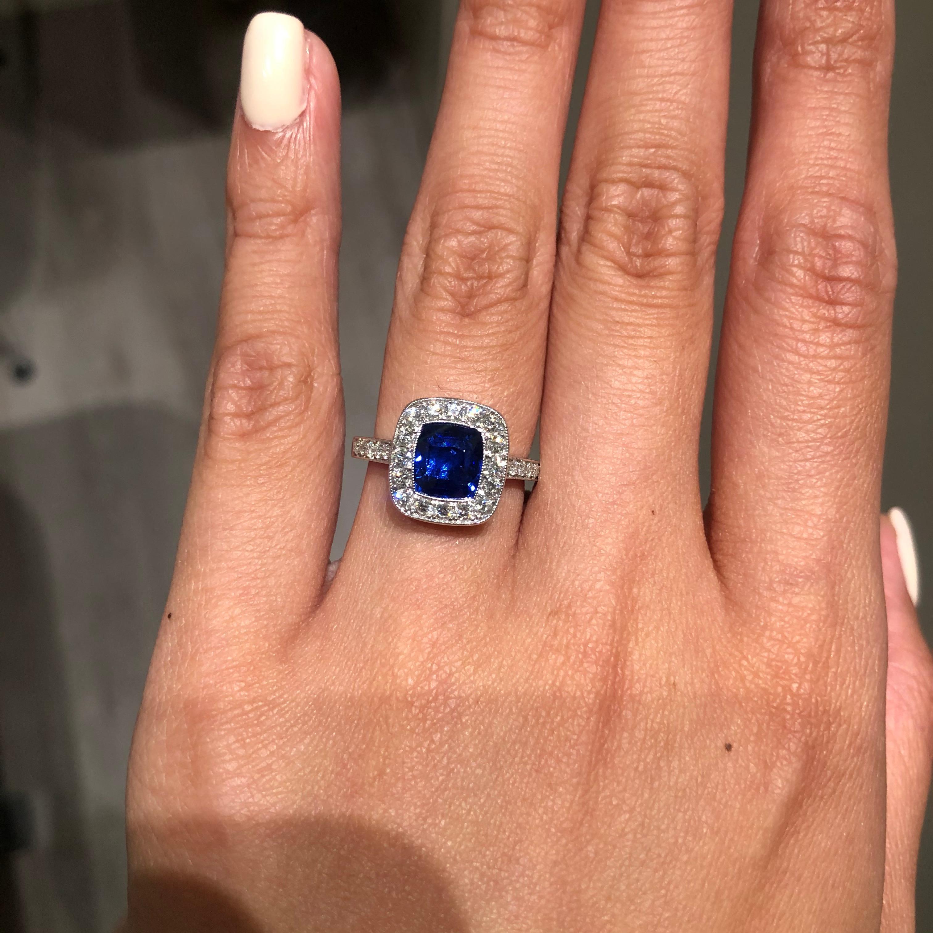 halo or no halo engagement ring