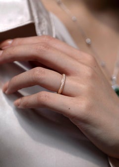 Roman Malakov 1.01 Carat Total Round Diamond Eternity Wedding Band Ring
