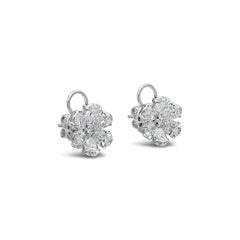 Roman Malakov 6.30 Carats Total Pear Shape Diamond Lever Back Stud Earrings