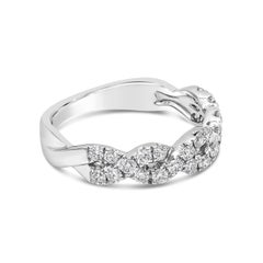 Roman Malakov 0.62 Carats Total Round Cut Diamond Halo Infinity Wedding Band