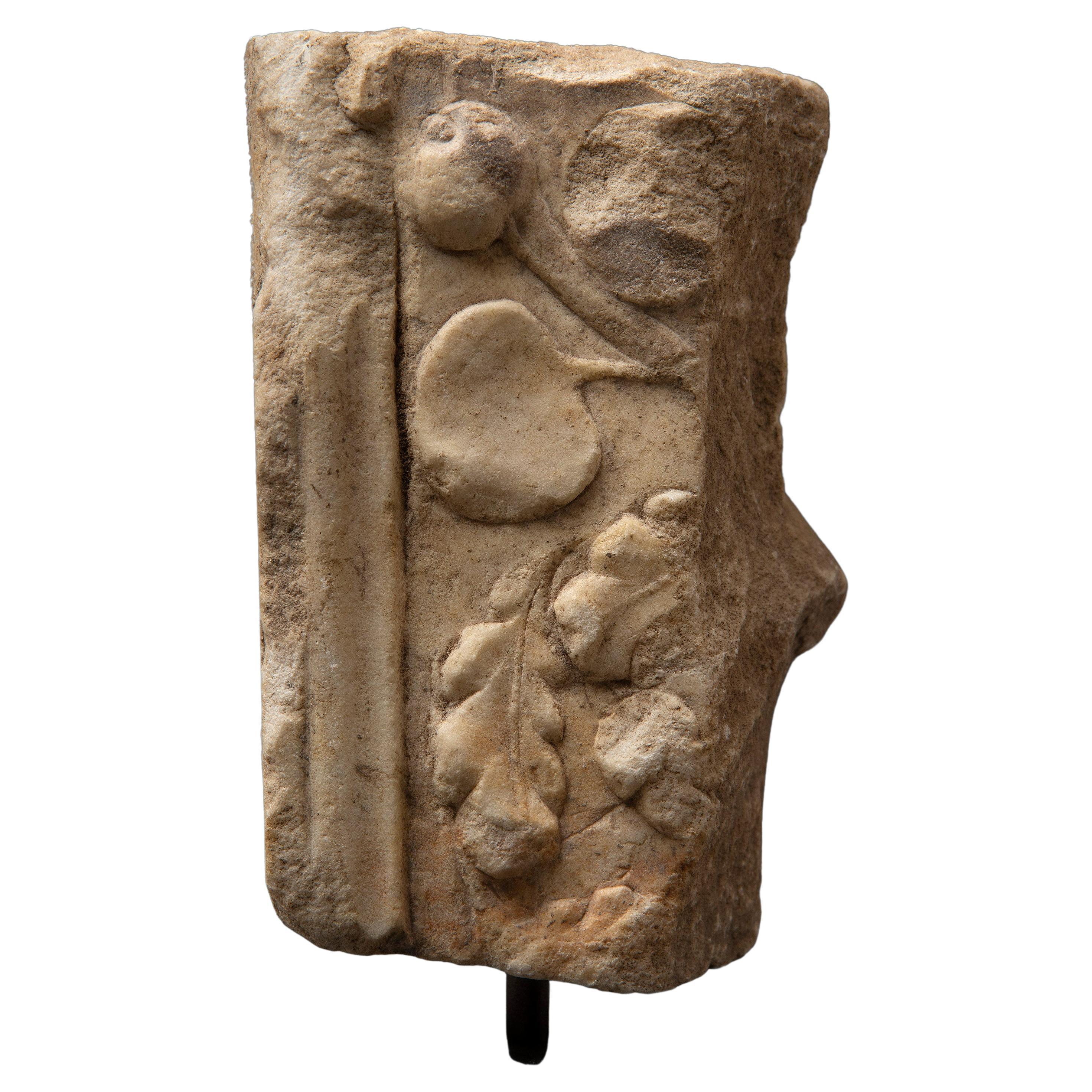 Décoration architecturale en marbre romain - 1er / 2e siècle après J.-C