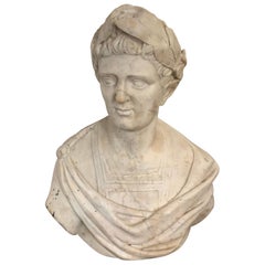 Roman Marble Bust of a Caesar, 18th Century