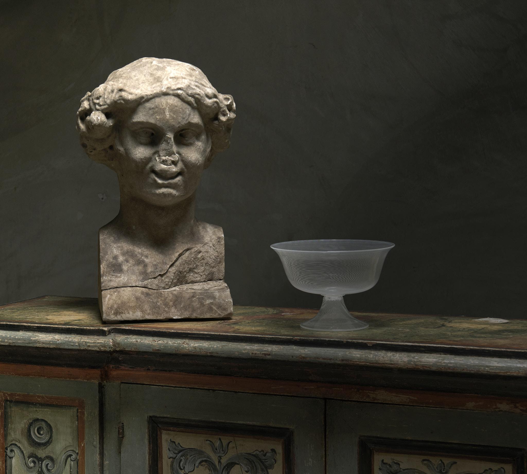 Buste de Bacchus en marbre romain, vers le 2e siècle après J.-C. en vente 1
