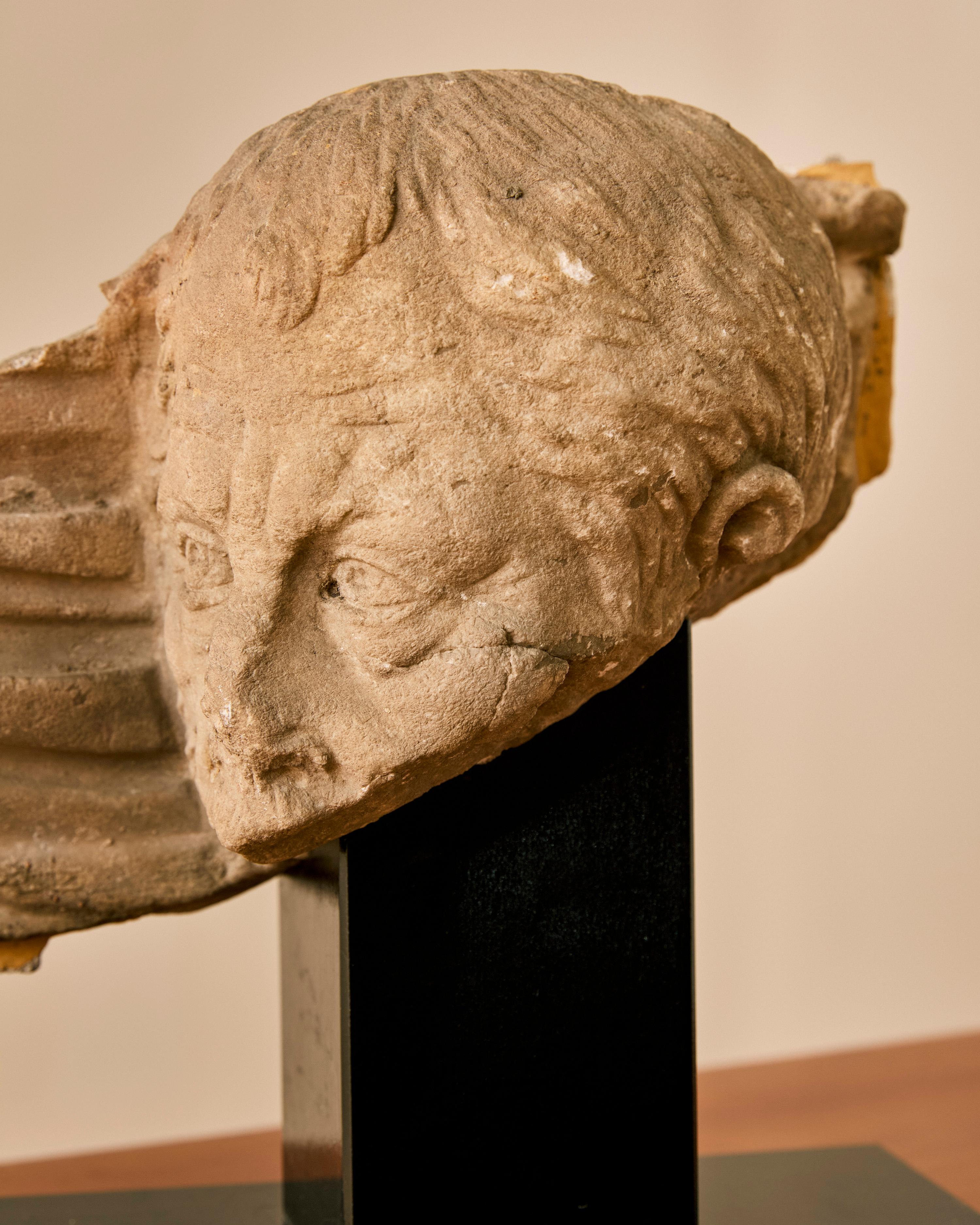 Greco Roman Roman Marble Sarcophagus Fragment For Sale