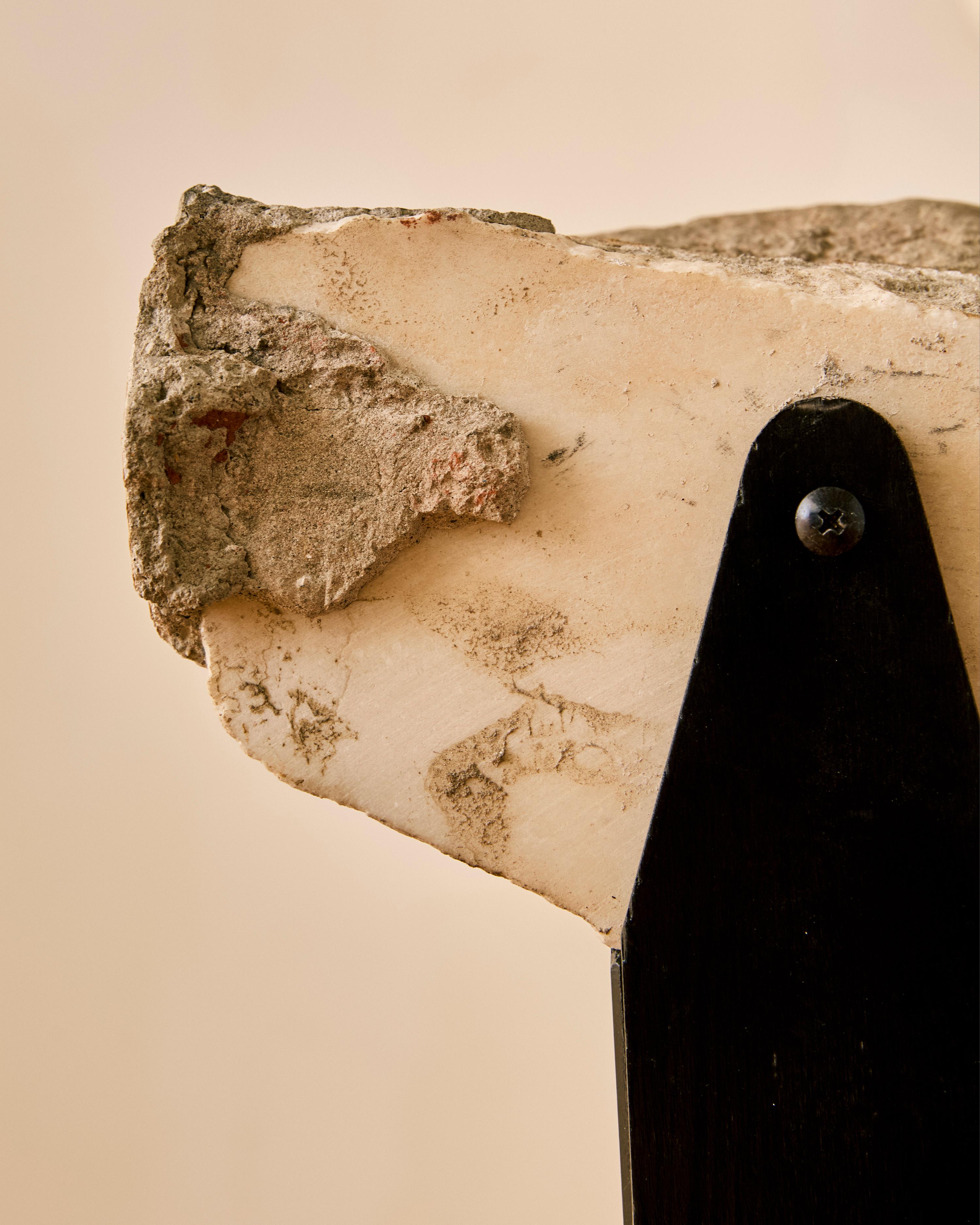 18th Century and Earlier Roman Marble Sarcophagus Fragment For Sale