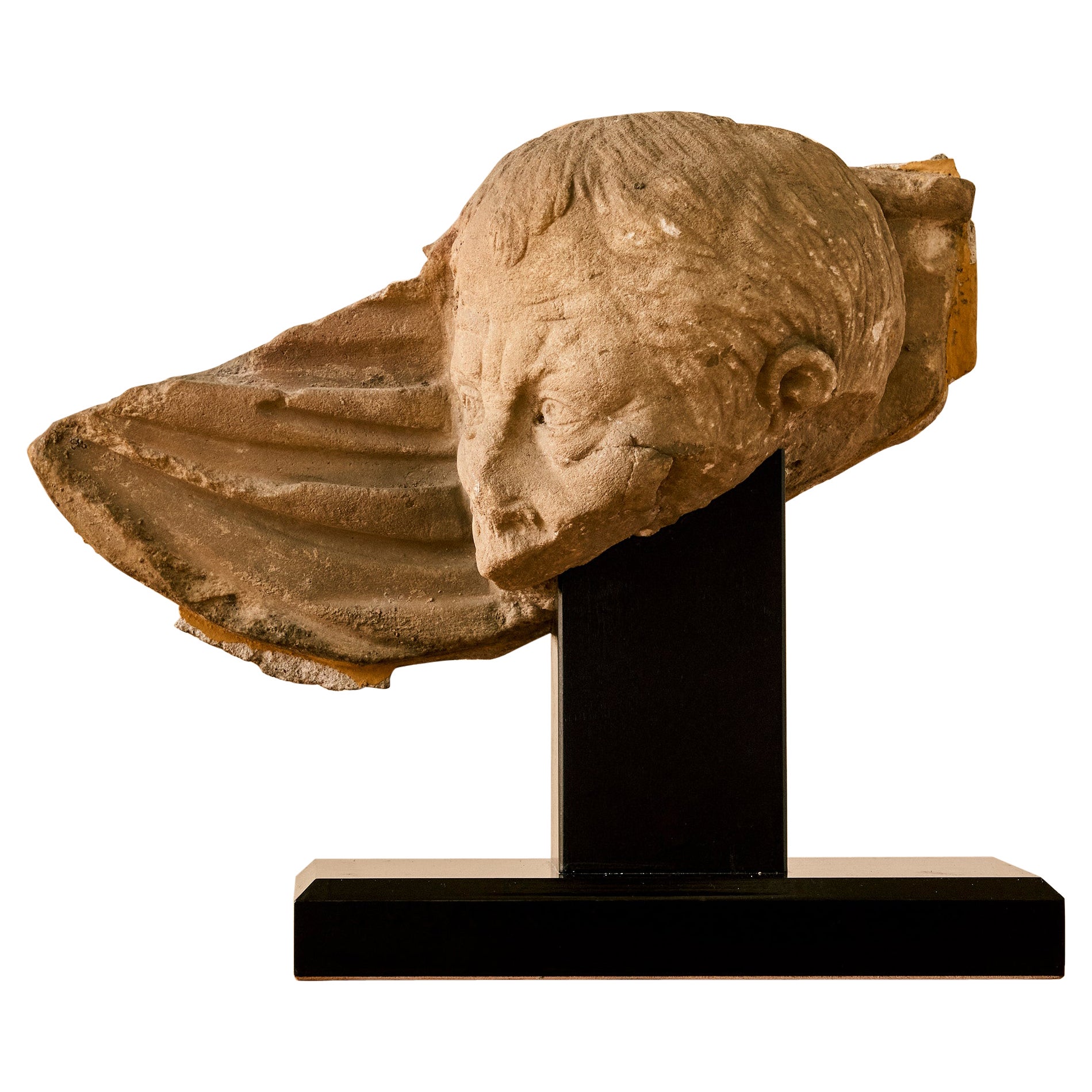 Roman Marble Sarcophagus Fragment For Sale