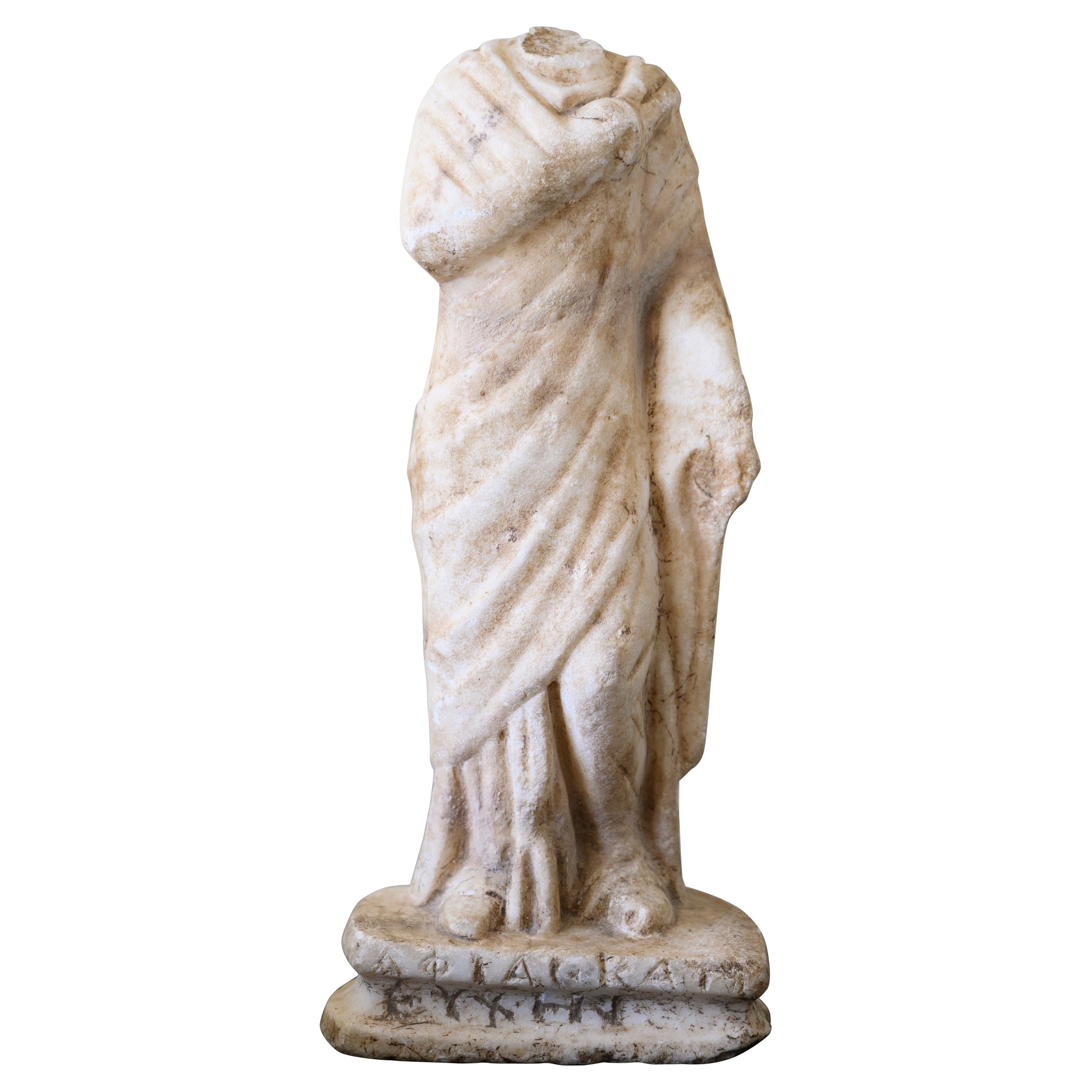Roman Marble Statue of an Draped Female
