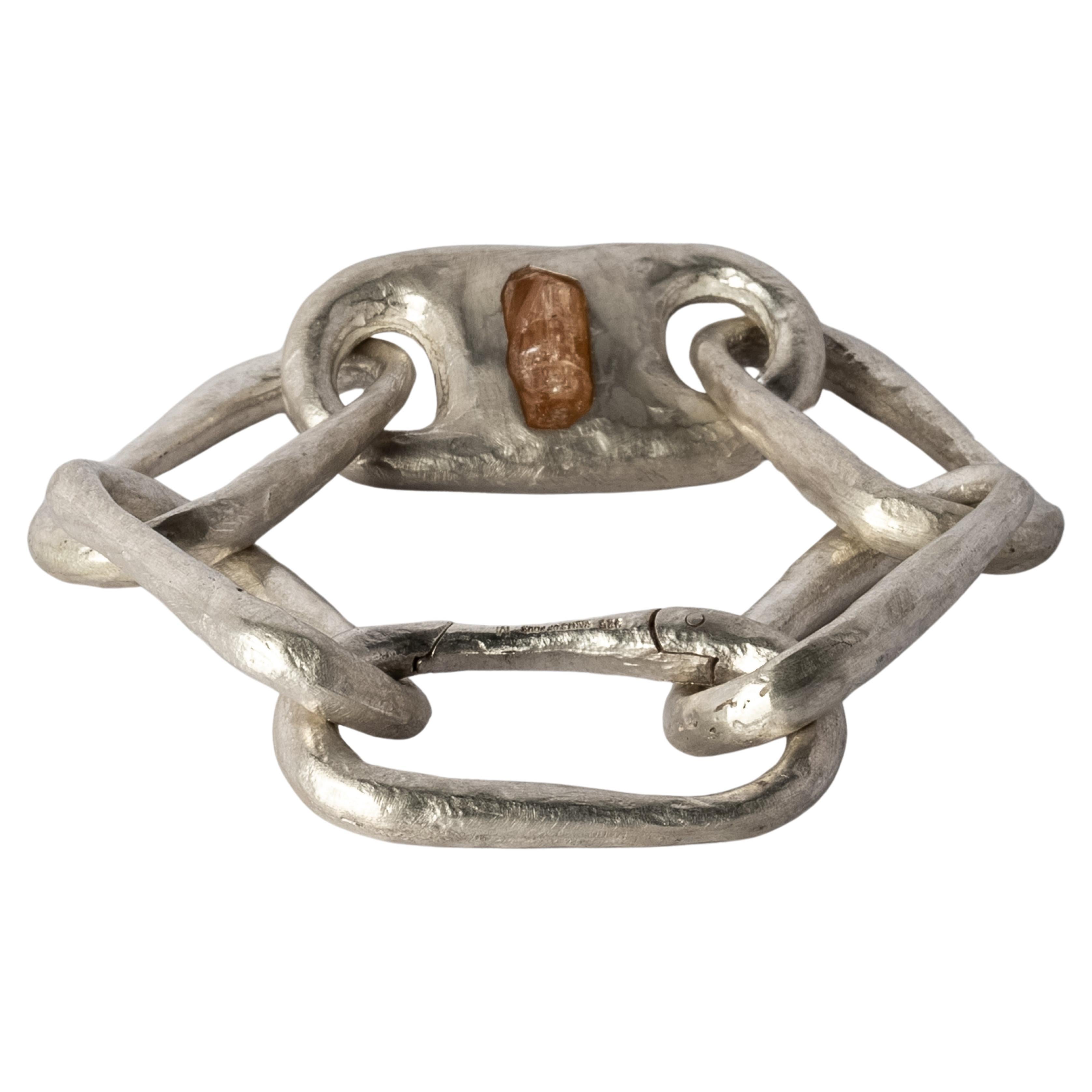 Roman Medium Link Bracelet w/ Medium Closed Link (Imperial Topaz, MA+ITOP) For Sale