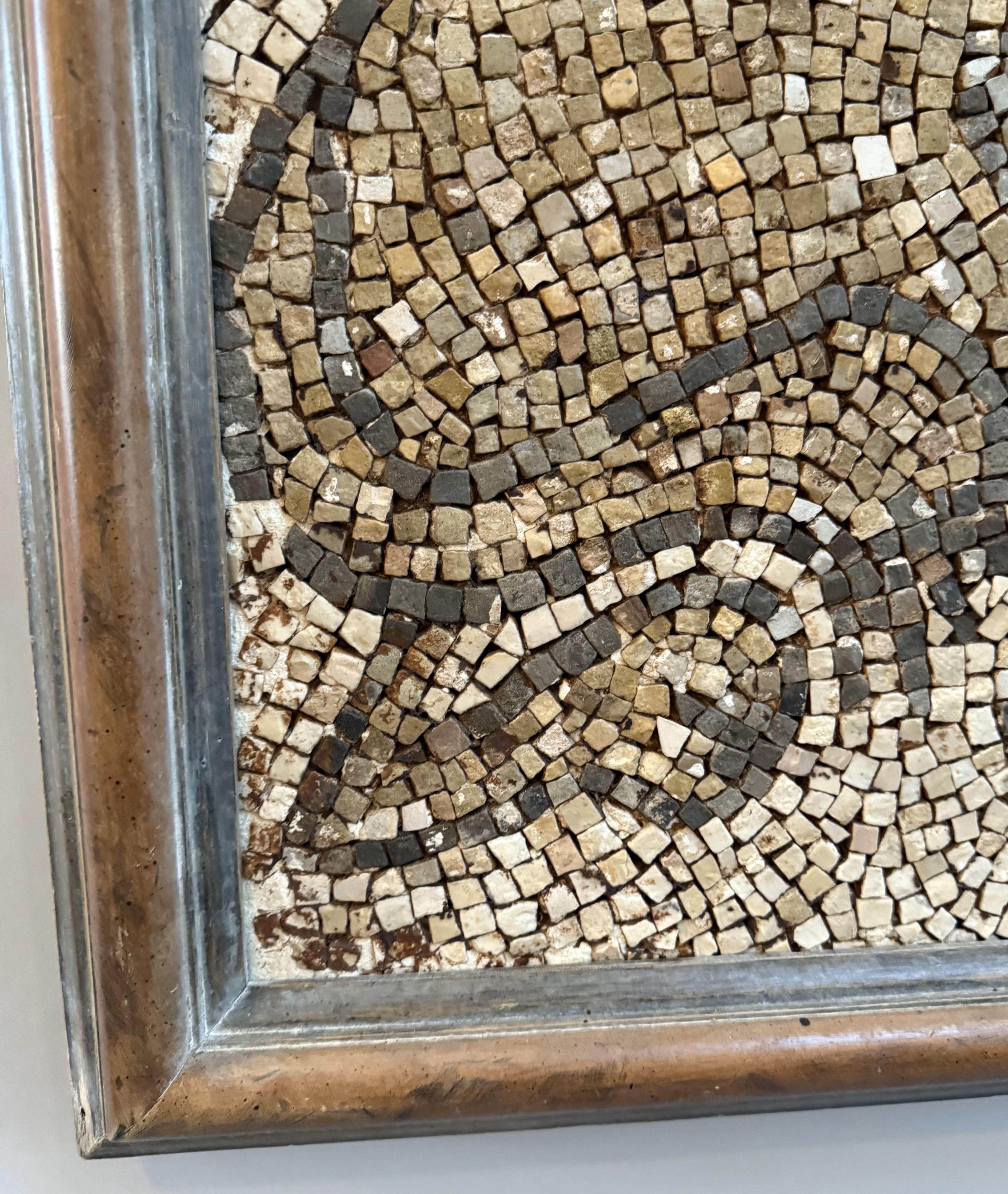 Micromosaico romano Retrato de un toro Italiano en venta