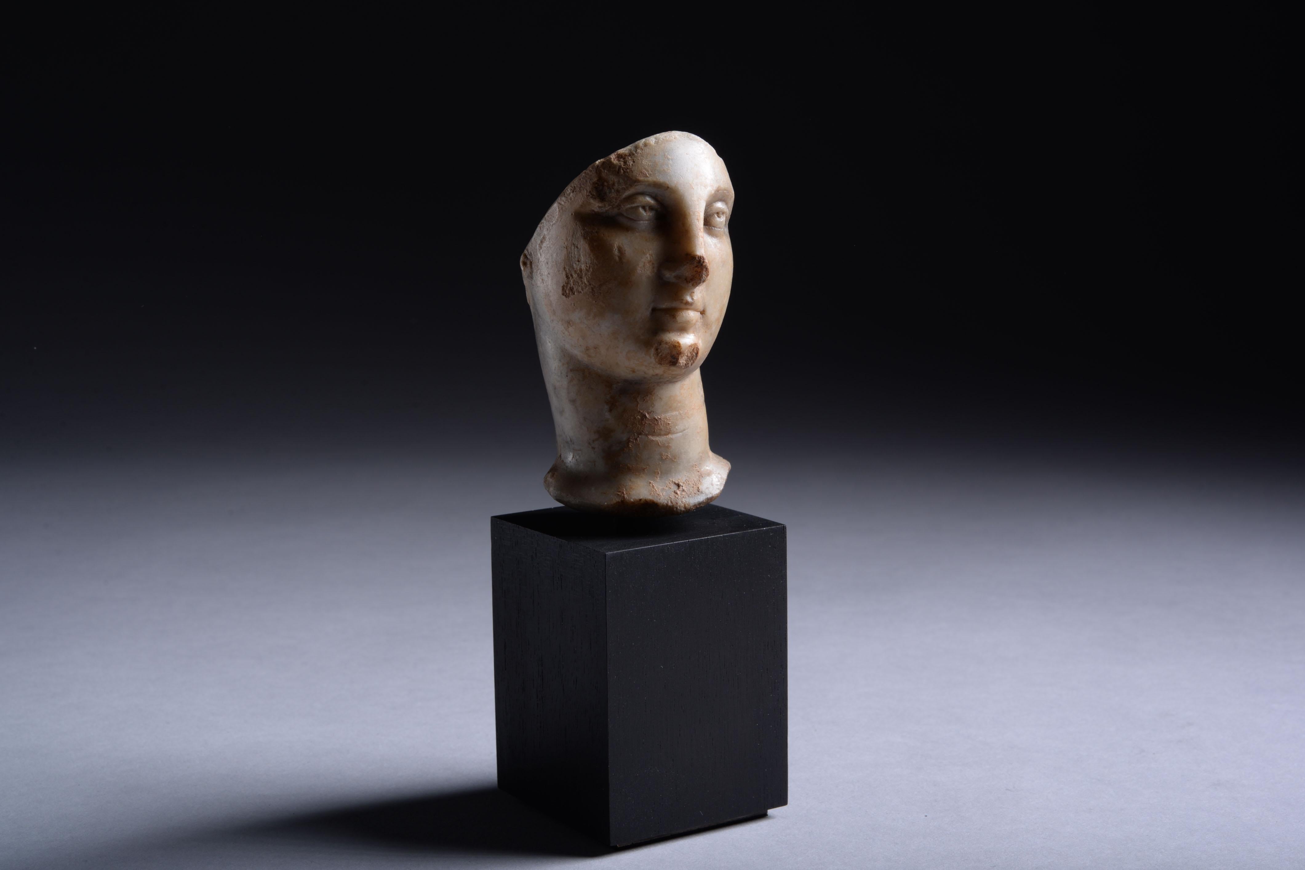 Classical Roman Roman Portrait Bust of a Noble Woman For Sale