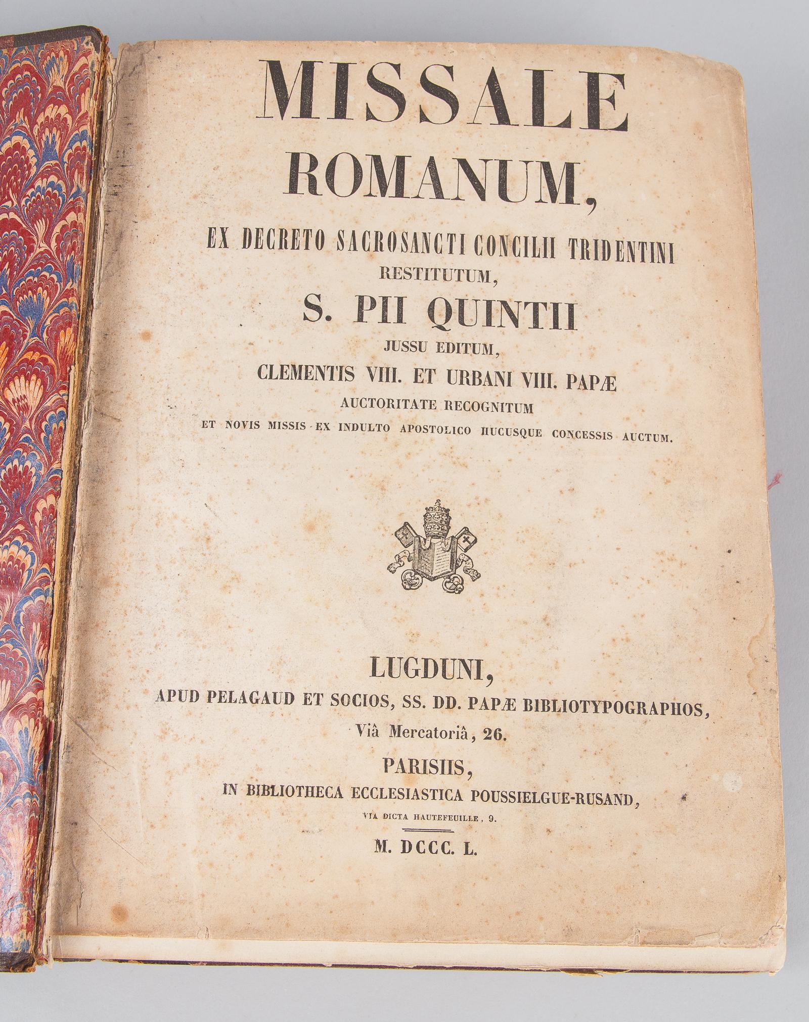 what is a missal book