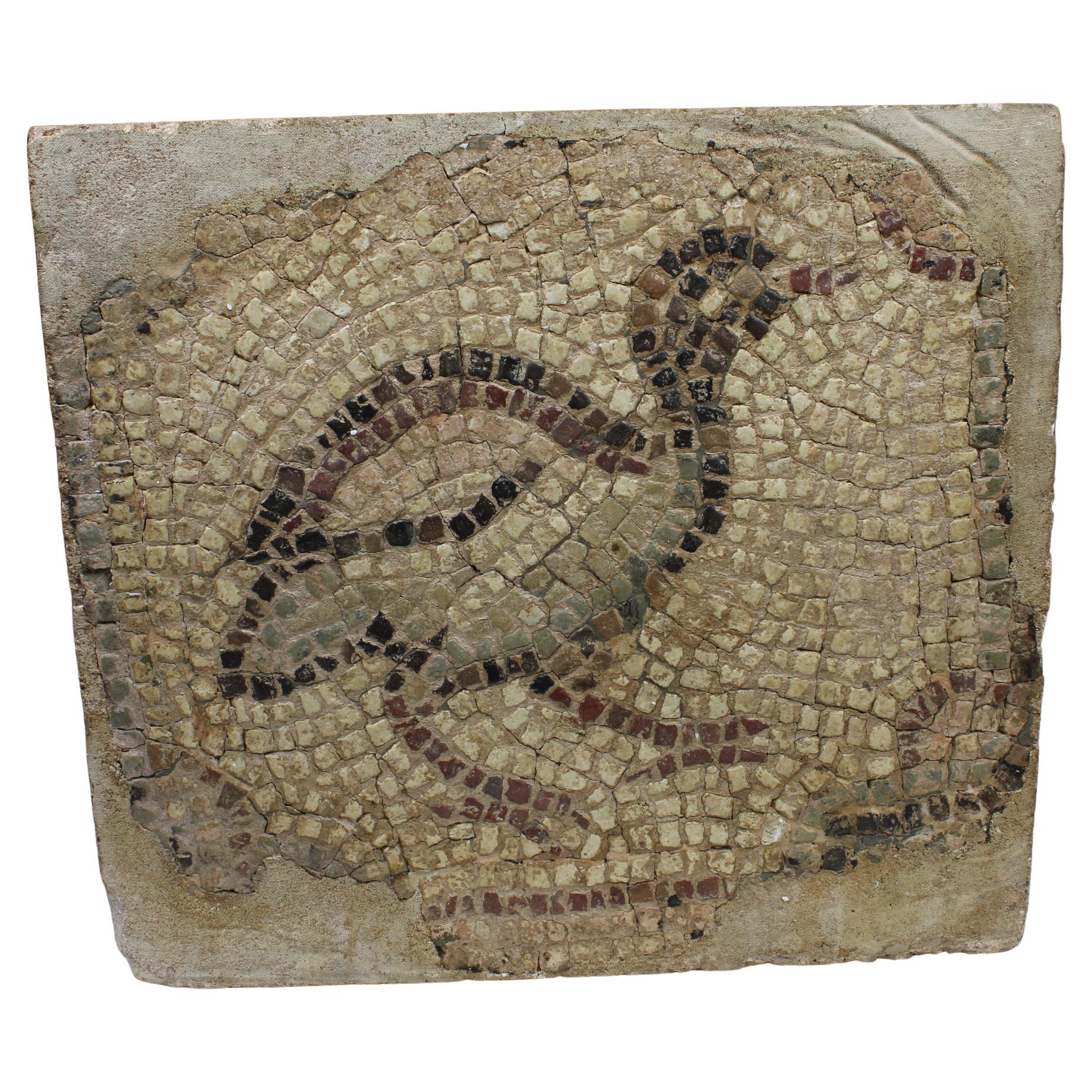 Roman mosaic depicting a bird