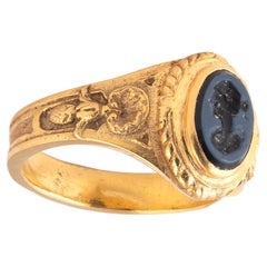 Roman Nicolo Intaglio Depicting The Empress Faustina Circa 1st-2nd Century A.D.