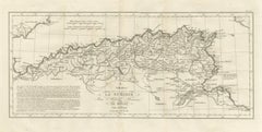 Roman Numidia and North Africa with Itinerary Roads, d'Anville, 1818