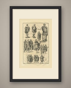 Roman Officers from Trajan's Column and Constantine's Arch, 1722