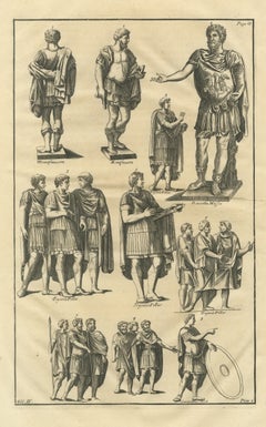 Roman Officers from Trajan's Column and Constantine's Arch, 1722