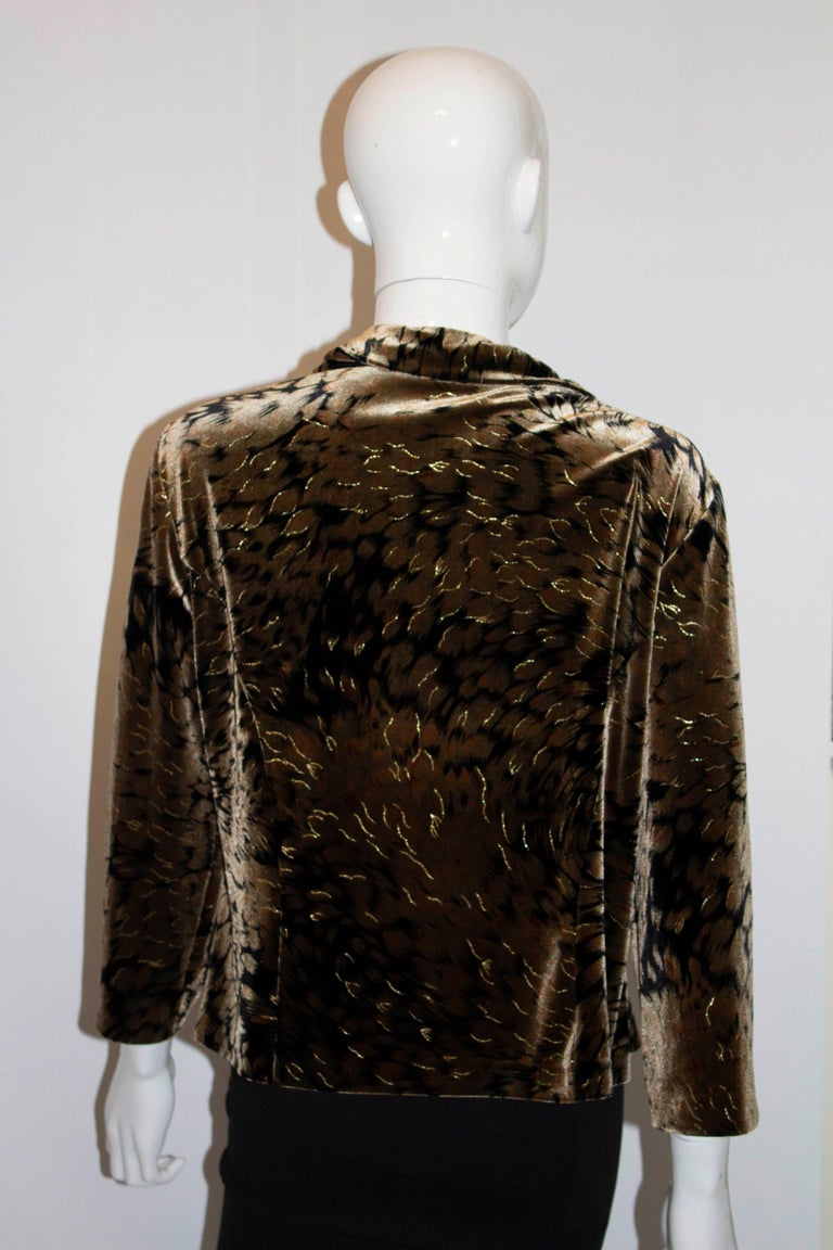 Roman Originals Velvet Jacket For Sale at 1stDibs