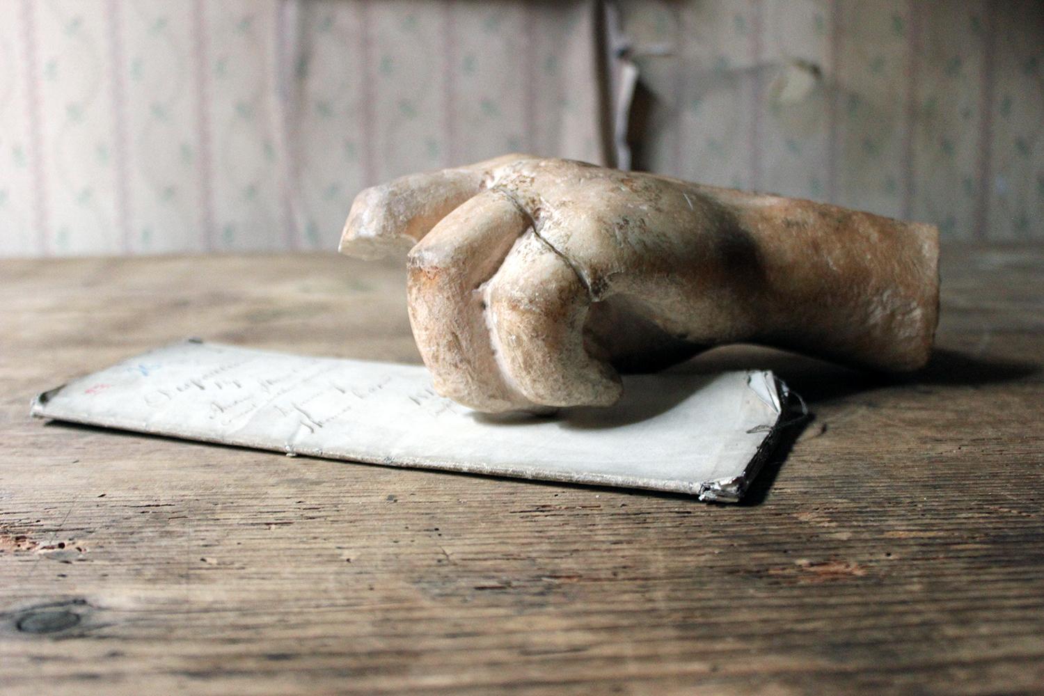 Roman Period Carved Marble Fragment of a Left Hand; circa 150-200 AD 5