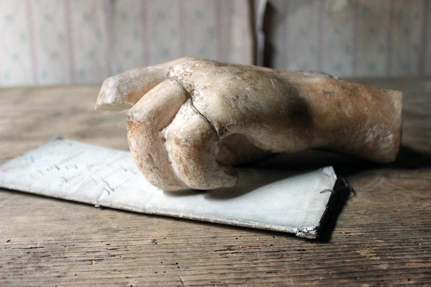 Roman Period Carved Marble Fragment of a Left Hand; circa 150-200 AD 9