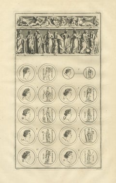 Roman Relief and Classical Medallions, Montfaucon Antiquity Explained, 1721