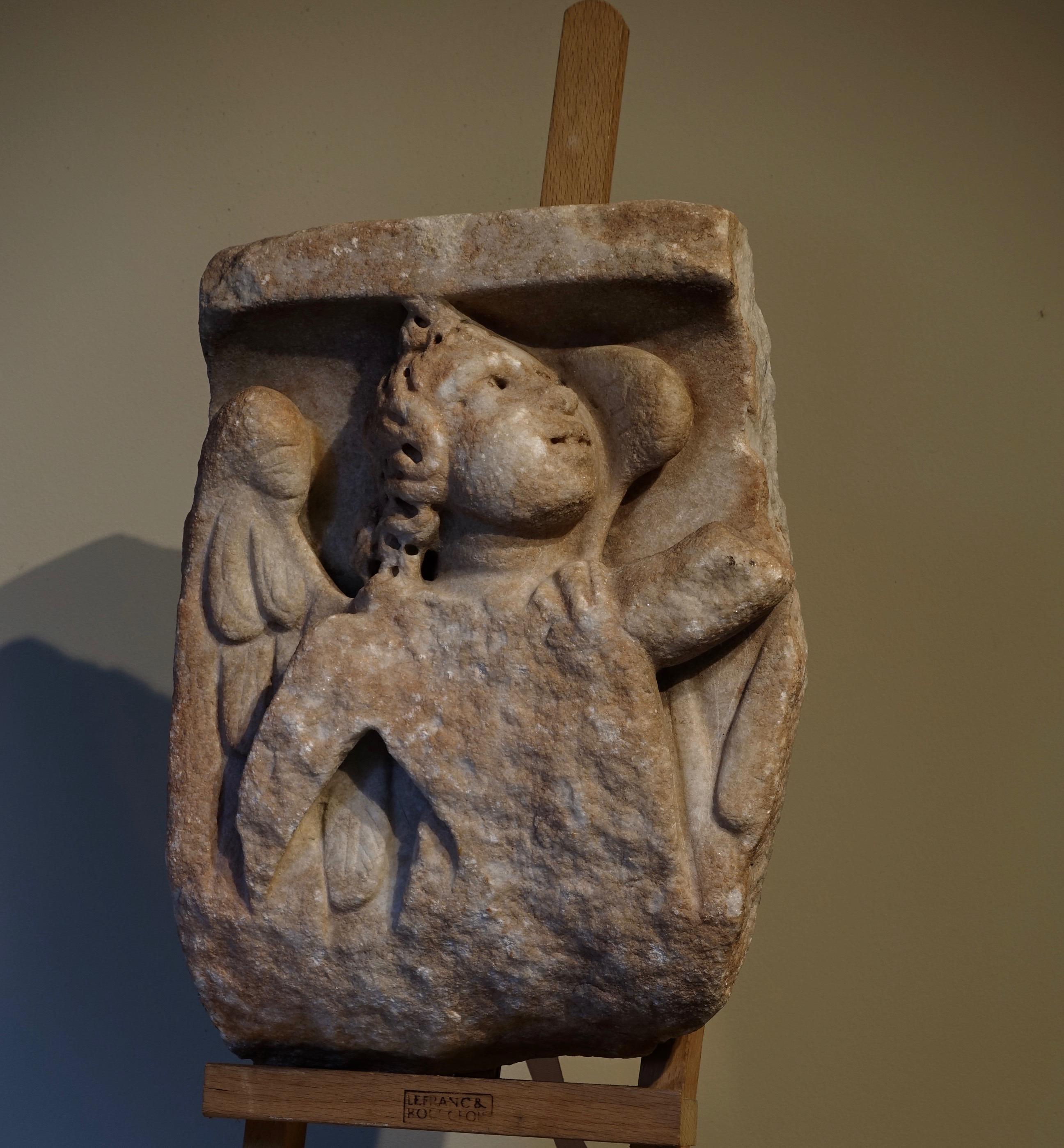 Italian Roman Relief Depicting Eros, 3rd Century AD