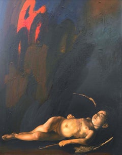 Above the Sleeping Cupit, Painting, Oil on Canvas